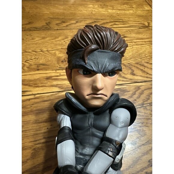 Metal Gear Solid SOLID SNAKE SD 8" PVC Painted Statue - Picture 2 of 6